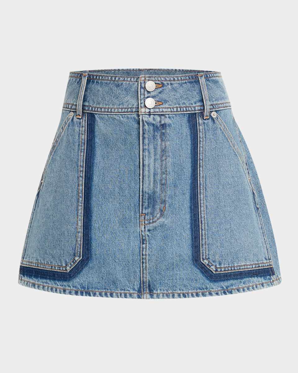 Vilma Denim Mini Skirt